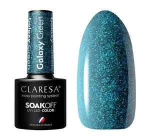 CLARESA SOAK OFF HYBRIDLACK GALAXY GREEN 5ML