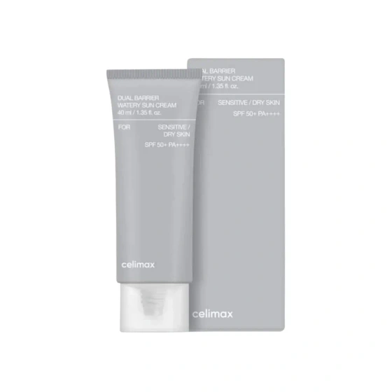 Kliknij na zdjęcie, aby je powiększyć Celimax Dual Barrier Watery SPF50+ PA++++ Feuchtigkeitsspendende Sonnencreme mit doppeltem Schutz 40 ml