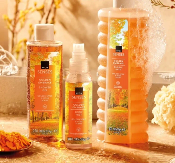 Avon Senses Körperspray Golden Embrace 100 ml