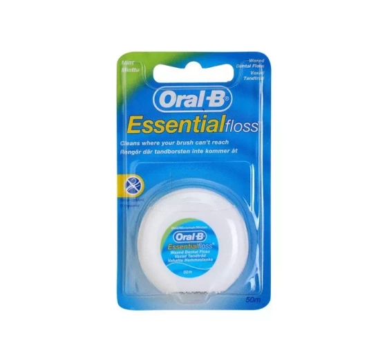 ORAL B ESSENTIAL FLOSS ZAHNSEIDE-MINZ 50M