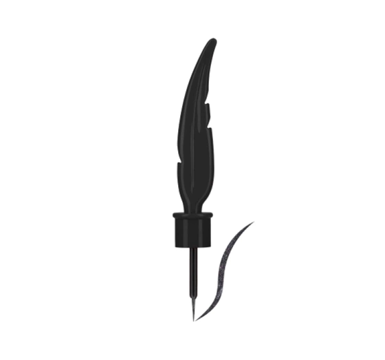 Kliknij na zdjęcie, aby je powiększyć Wibo Raven's Ink Flüssiger Eyeliner mit Partikeln 04 Black Cat 8 ml