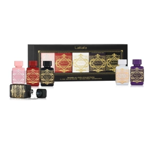 Lattafa Bade'e Al Oud Eau de Parfum Noble Blush 5 ml + Sublime 5 ml + Amethyst 5 ml + Honor & Glory 5 ml + Oud for Glory 5 ml