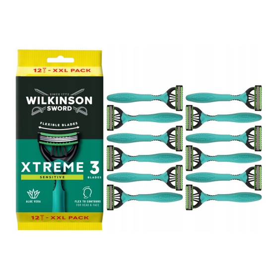 Wilkinson Sword Xtreme3 Sensitive Einwegrasierer für Männer, 12 Stück