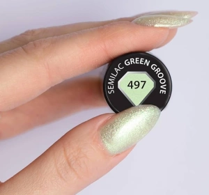 Semilac Summer Hybridlack 497 Green Groove 7ml