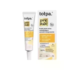 TOŁPA PRE AGE AUGENCREME ZUR REDUZIERUNG VON ERMÜDUNGSERSCHEINUNGEN 10ML