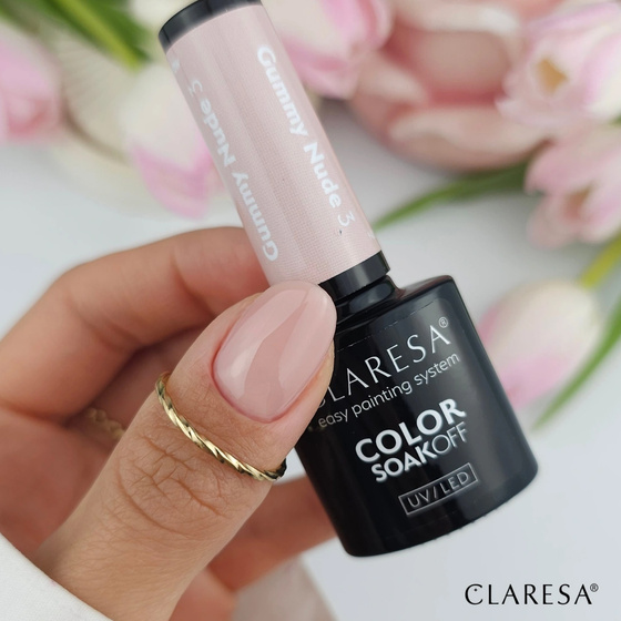 Kliknij na zdjęcie, aby je powiększyć Claresa Hybrid-Nagellack „Gummy Nude 3“, 5 g