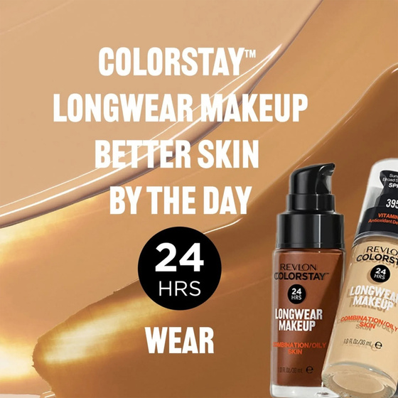 Kliknij na zdjęcie, aby je powiększyć REVLON COLORSTAY GRUNDIERUNG MIT VITAMIN E FÜR FETTIGE HAUT 180 SAND BEIGE 30ML