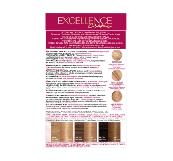 LOREAL EXCELLENCE CREME 8.13 LIGHT BEIGE BLONDE