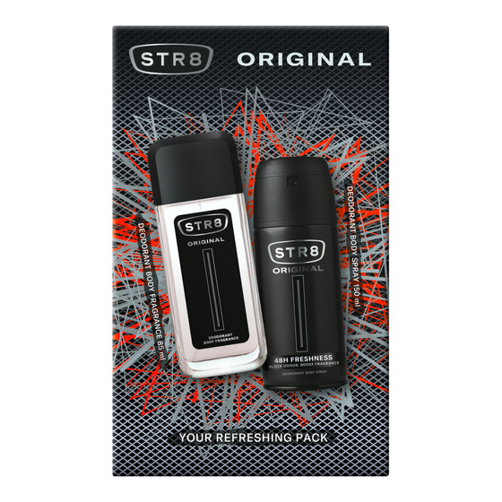 Kliknij na zdjęcie, aby je powiększyć STR8 Original Duftspray mit Zerstäuber 85 ml + Deodorant Spray 150 ml