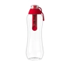 Dafi Soft Filterflasche mit Aktivkohlefilter 0,5 l Rot