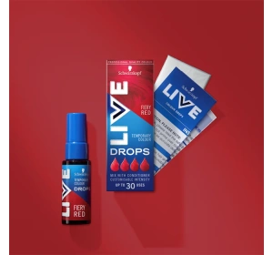 Schwarzkopf Live Drops semi-permanente Haarfarbe Fiery Red 30ml
