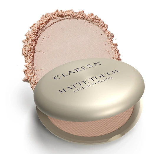 Kliknij na zdjęcie, aby je powiększyć Claresa Matte Touch Finish Powder Mattierender gepresster Puder 01 10 g