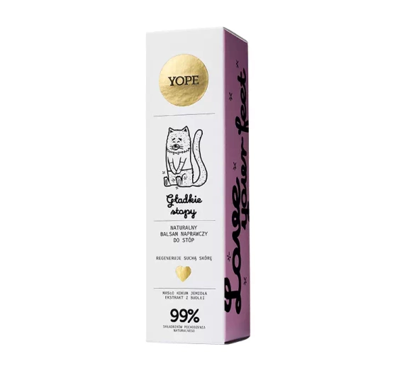 YOPE GLATTE FÜSSE NATÜRLICHER BALSAM FÜR FÜSSE 75ML