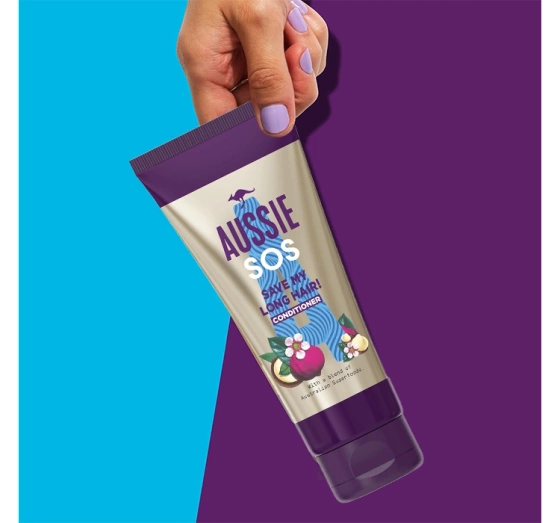 Aussie SOS Save My Long Hair Haarspülung für langes und strapaziertes Haar 200 ml