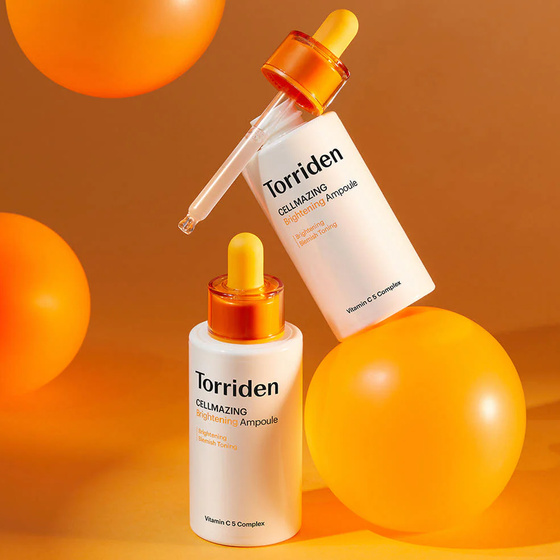 Torriden Cellmazing Vita C Brightenin – aufhellende Gesichtsampulle mit Vitamin C, 30 ml