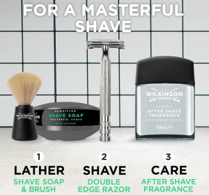 Wilkinson Sword Sensitive Rasierseife 125 g