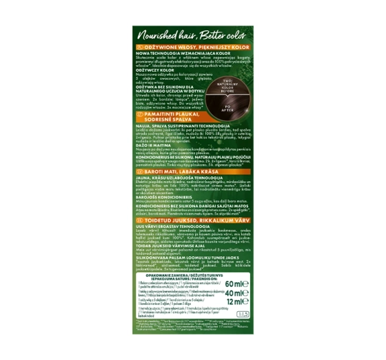 GARNIER COLOR NATURALS PERMANENTE HAARFARBE 3.12 FROSTIGES BRAUN