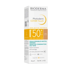 Bioderma Cover Touch Mineral Deckendes Fluid mit SPF50+ Golden 40g