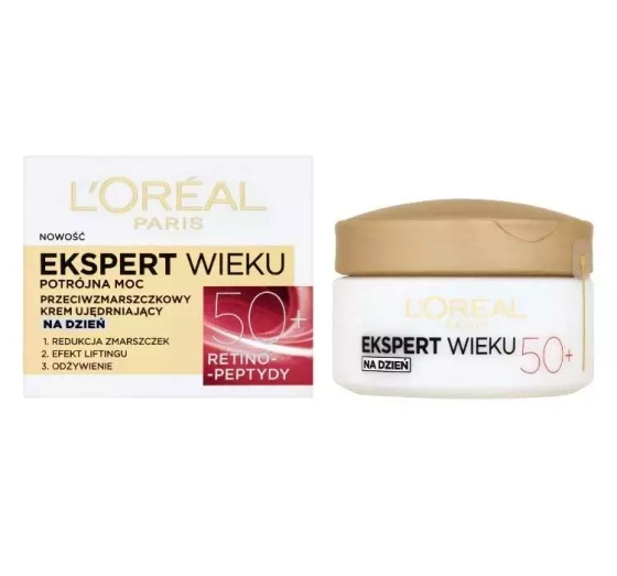 Kliknij na zdjęcie, aby je powiększyć LOREAL PARIS ANTI FALTEN EXPERTE 50+ TAGESCREME 50 ML