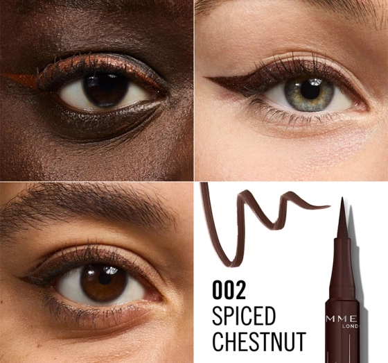 Rimmel Wonder'Ink präziser Eyeliner-Stift 002 Spiced Chestnut 1ml