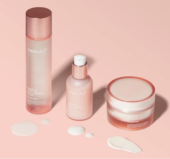 Kliknij na zdjęcie, aby je powiększyć Medicube Triple Collagen Straffendes Gesichtesserum 55 ml