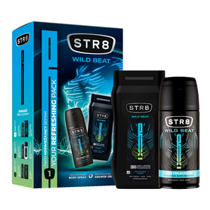 STR8 Wild Beat Deospray 150 ml + Duschgel 250 ml