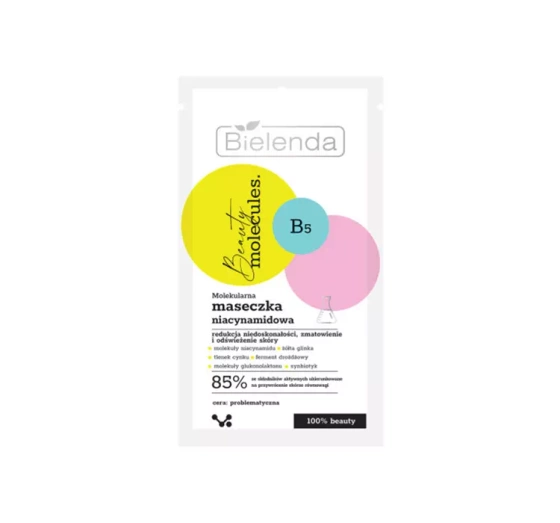 BIELENDA BEAUTY MOLECULES GESICHTSMASKE NIACINAMID 8G