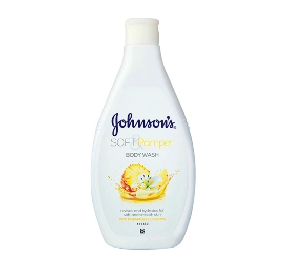 Kliknij na zdjęcie, aby je powiększyć Johnson's Soft & Pamper Duschgel Ananas 400ml