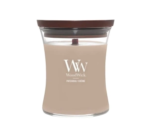 Woodwick Medium Jar Candle Duftkerze Patchouli Creme 275 g