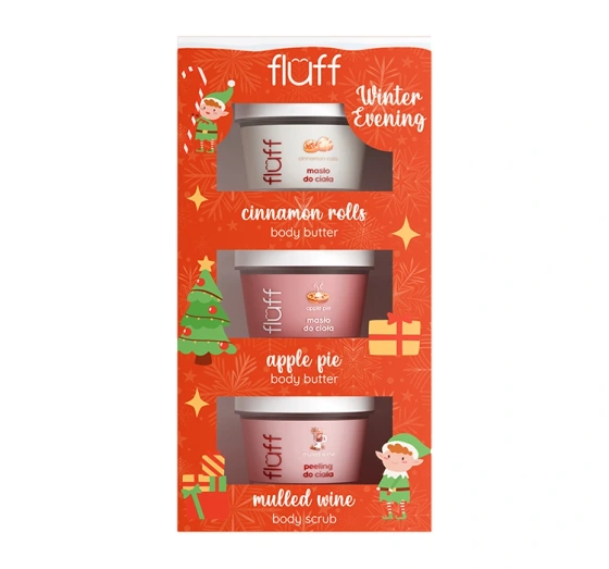 Fluff Winter Snack Geschenkset zur Körperpflege