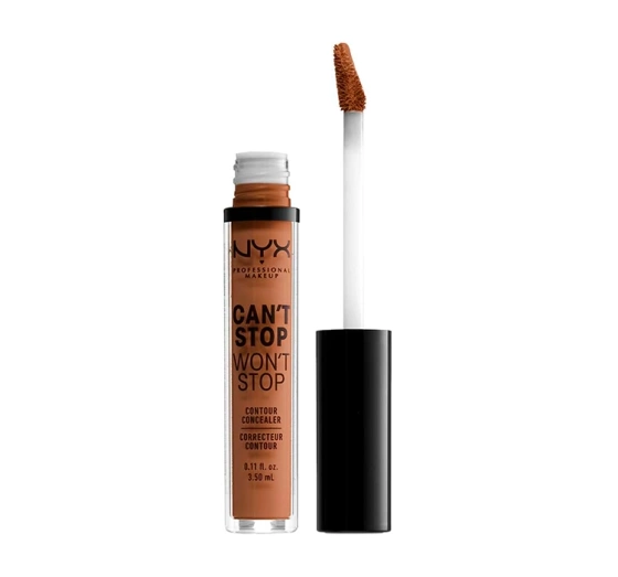 Kliknij na zdjęcie, aby je powiększyć NYX PROFESSIONAL MAKEUP CAN'T STOP WON'T STOP CONCEALER 15.7 WARM CARAMEL 3,5ML
