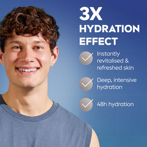 NIVEA MEN HydroCare Intensiv feuchtigkeitsspendende Gesichtscreme mit Aloe Vera für Männer 50 ml