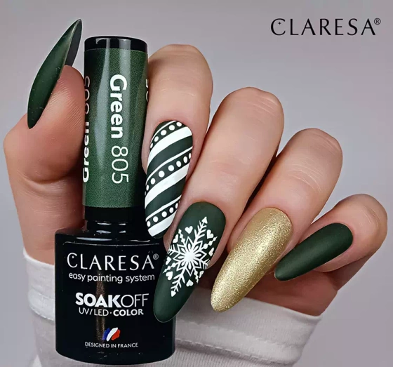 Kliknij na zdjęcie, aby je powiększyć CLARESA SOAK OFF HYBRIDLACK SPARKLE 6 5G