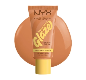 NYX Professional Makeup Buttermelt Glaze Creme-Foundation mit SPF30 03 Cashew Butta 30 ml 