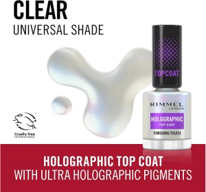 Rimmel Holographic Top Coat Nagellack 12ml