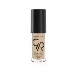 Golden Rose Total Cover Foundation mit Concealer 05, 30 ml