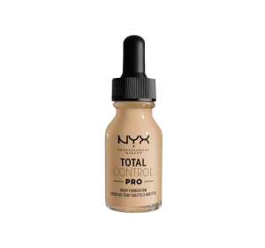 NYX Professional Makeup Total Control Pro Drop Foundation – Flüssiggrundierung 6.5 Nude 13 ml