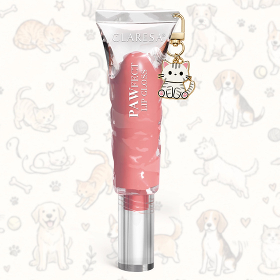 Kliknij na zdjęcie, aby je powiększyć Claresa PAWfect Lip Gloss, Lipgloss 01 Velvet Whiskers, 4,7 g