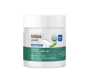TOŁPA GREEN PFLEGE. 3IN1 CREME FÜR GESICHT KÖRPER UND HÄNDE 250ML