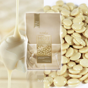 ITALWAX HOT FILM WAX WACHS ZUR EPILATION IM GRANULAT WEISSE SCHOCKOLADE 1000G