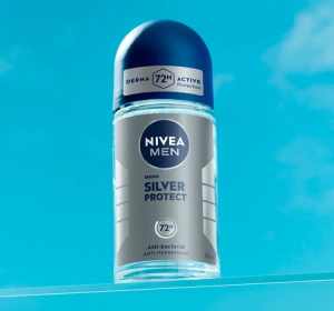 NIVEA MEN Silver Protect Antitranspirant-Roll-on für Männer 50 ml