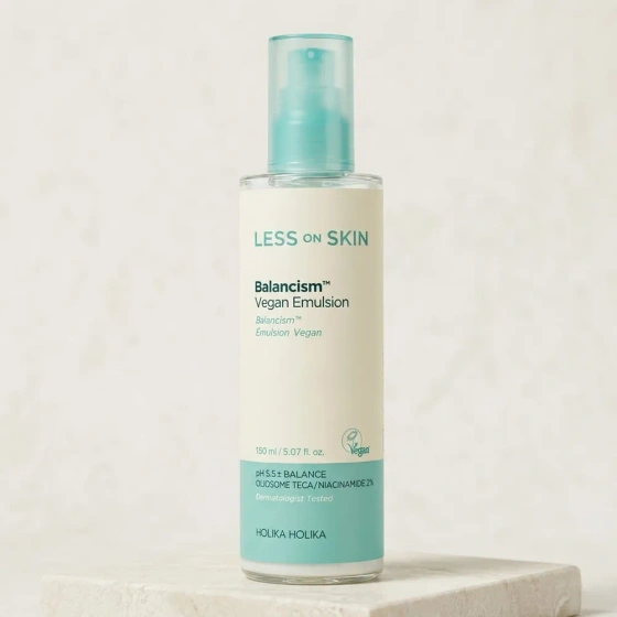 Holika Holika Less On Skin Balancism Vegane Gesichts-Emulsion 150 ml
