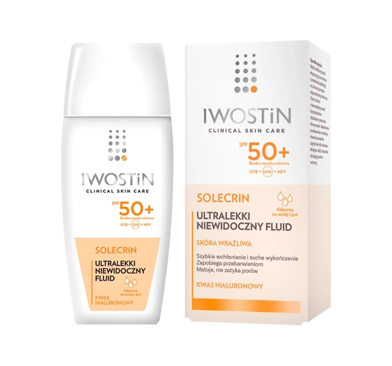 IWOSTIN SOLECRIN ULTRALEICHTES UNSICHTBARES FLUID SPF50+ 40ML