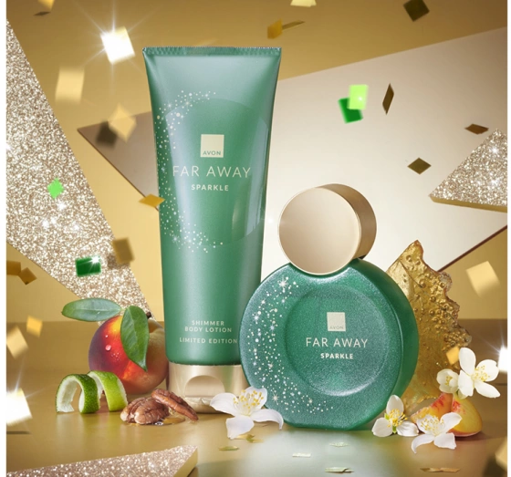 Avon Far Away Sparkle Körperbalsam 125 ml