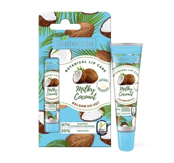 Kliknij na zdjęcie, aby je powiększyć Bielenda Botanical Lip Care Lippenbalsam Milky Coconut 10 g