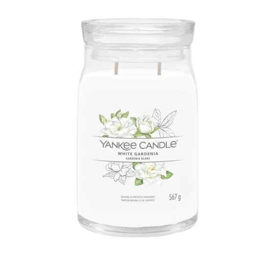 YANKEE CANDLE SIGNATURE DUFTKERZE WHITE GARDENIA 567G