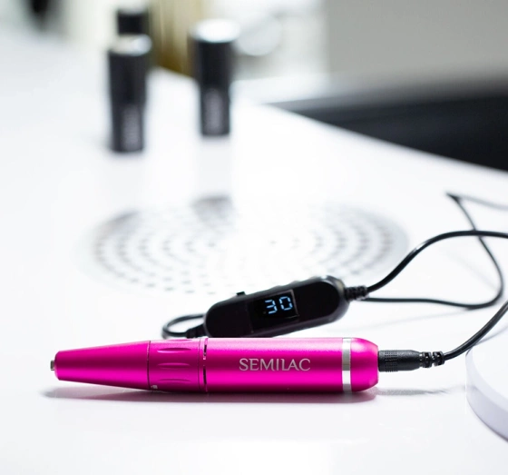 Semilac Mini Pen Kompakte Nagelfräse 12W Rosa