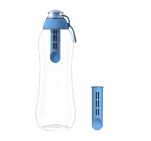 Dafi Soft Wasserflasche 0,7 l Blau + 2 Aktivkohlefiltern