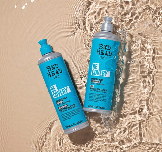 TIGI Bed Head ReCovery Professionelles feuchtigkeitsspendendes Shampoo für trockenes und geschädigtes Haar 400 ml