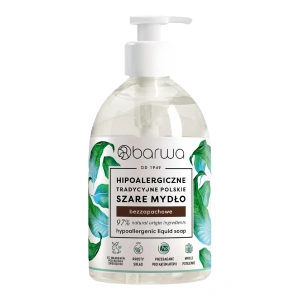 Barwa Hipoalergiczna Traditionelle polnische graue Flüssigseife unparfümiert 500 ml
